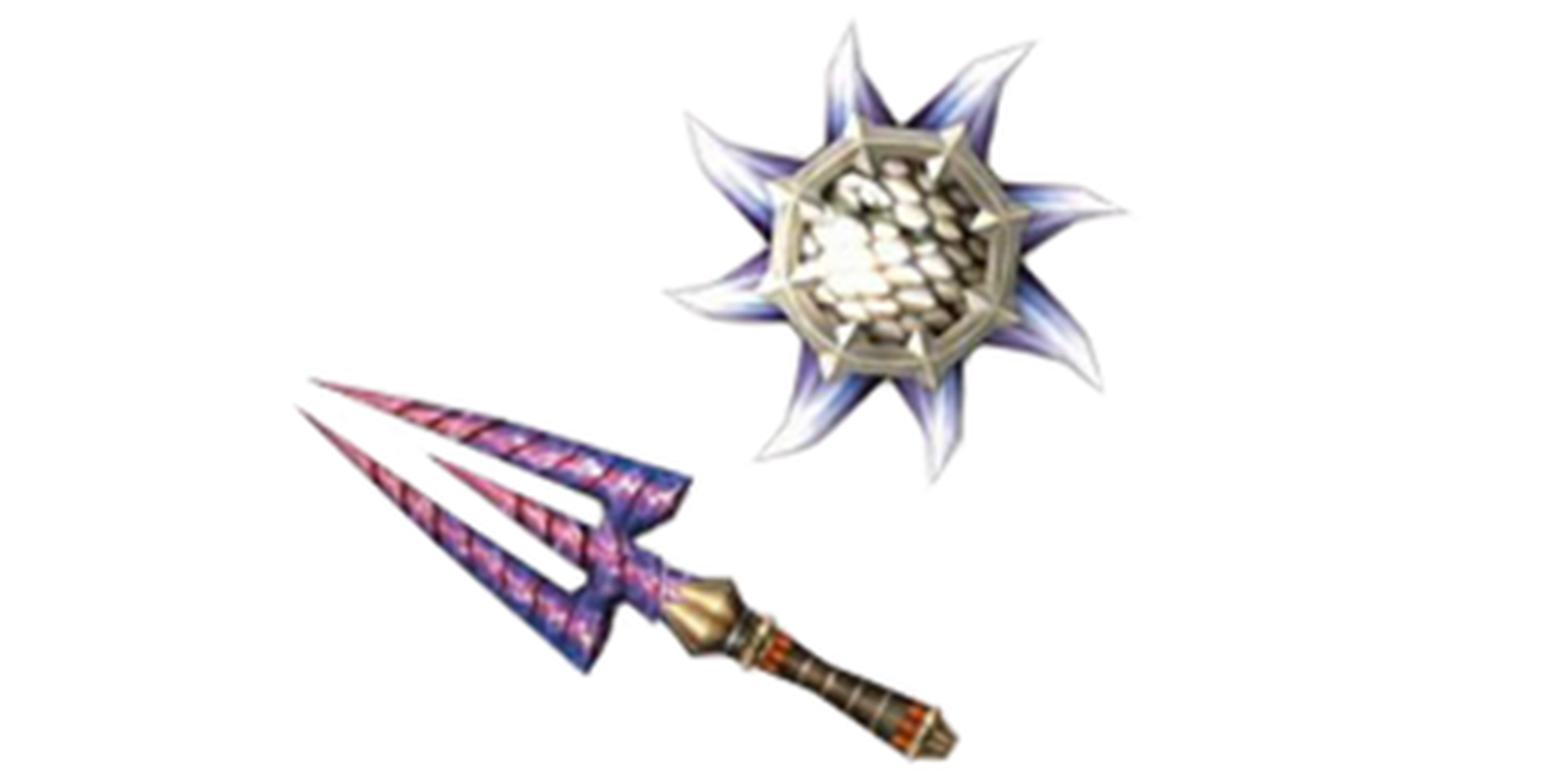 Kirin Bolt Maximus Sword and Shield from Monster Hunter Stories 2