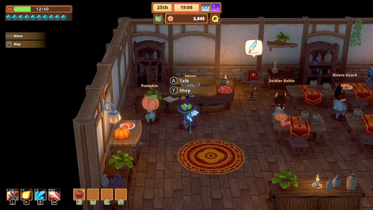 Kitaria Fables Pumpkin NPC in the Inn