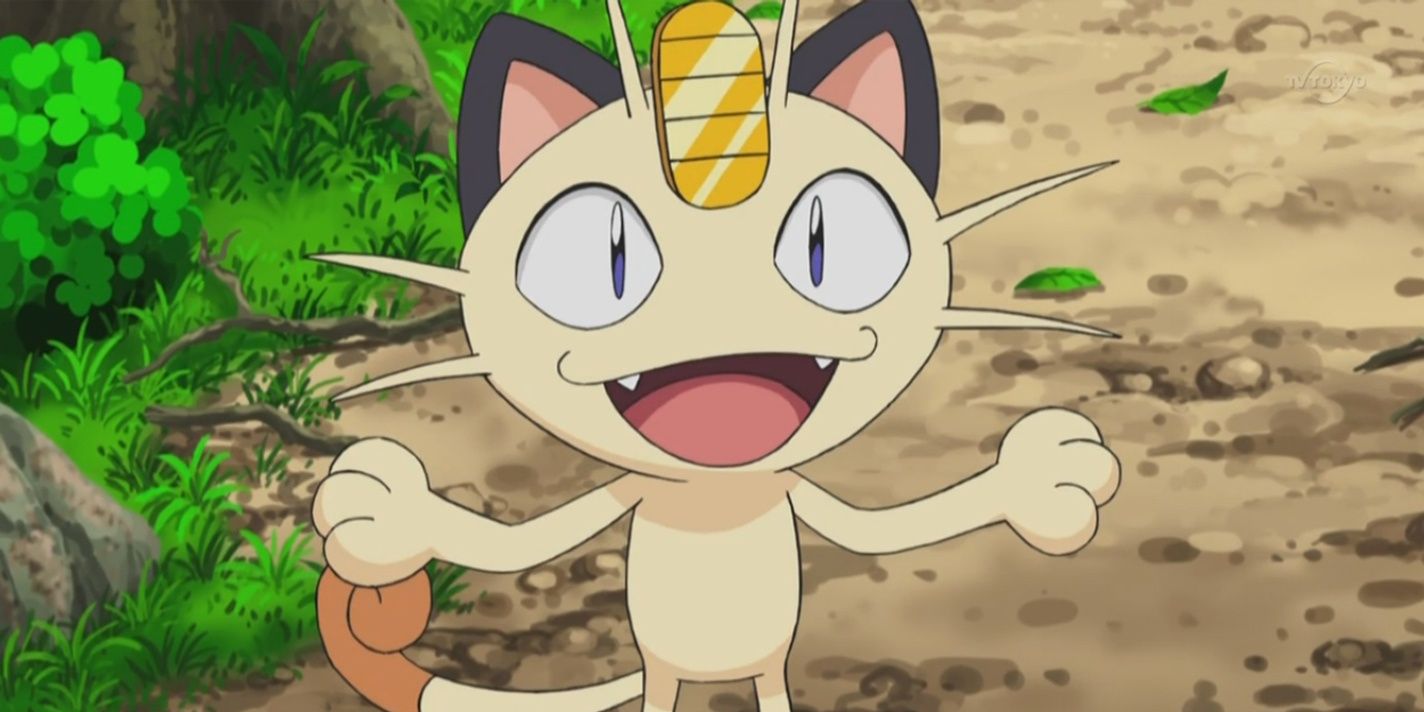 Meowth talking in the Pokemon anime