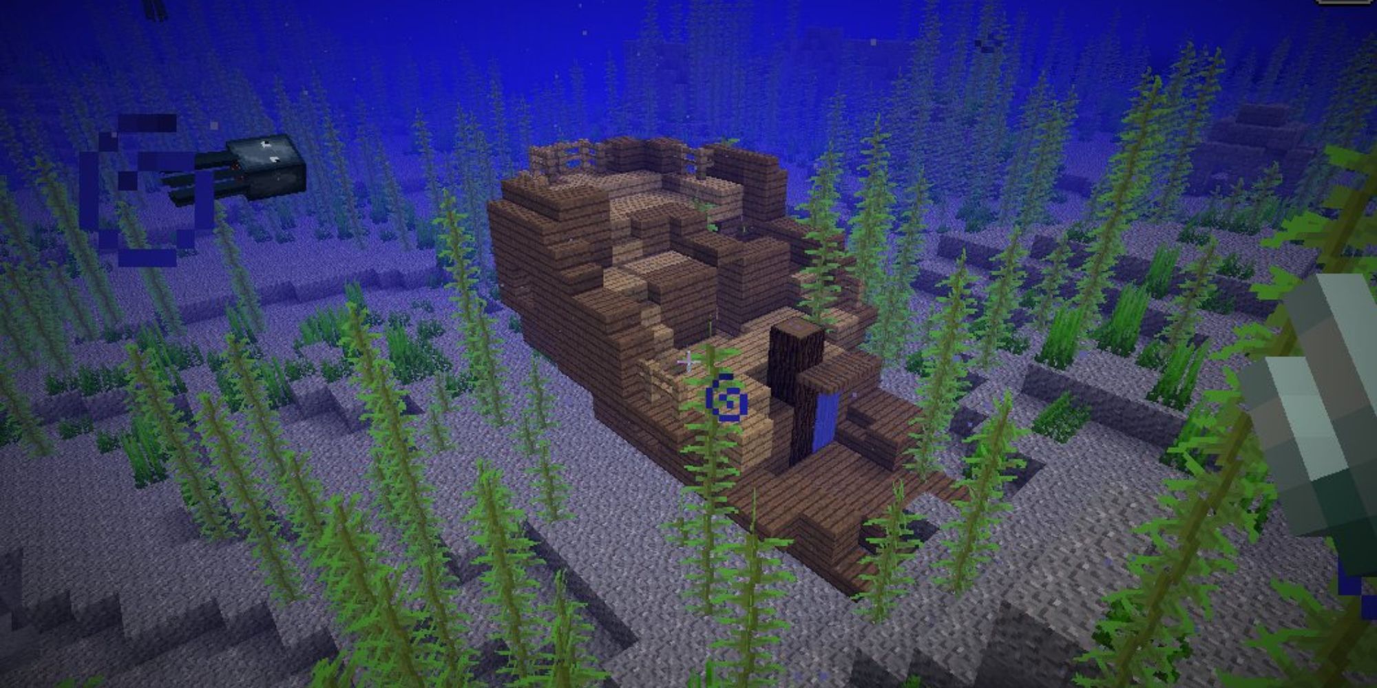 Minecraft Shipwreck Underwater