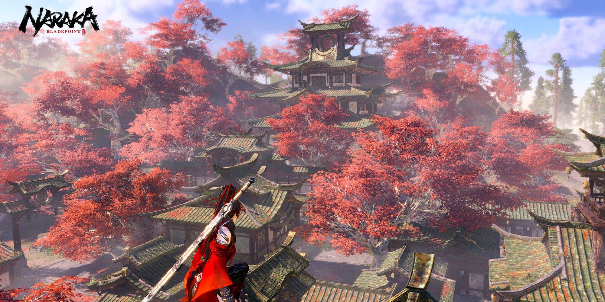 Naraka Bladepoint Viper Ning On Top Of A Building Staring At Trees