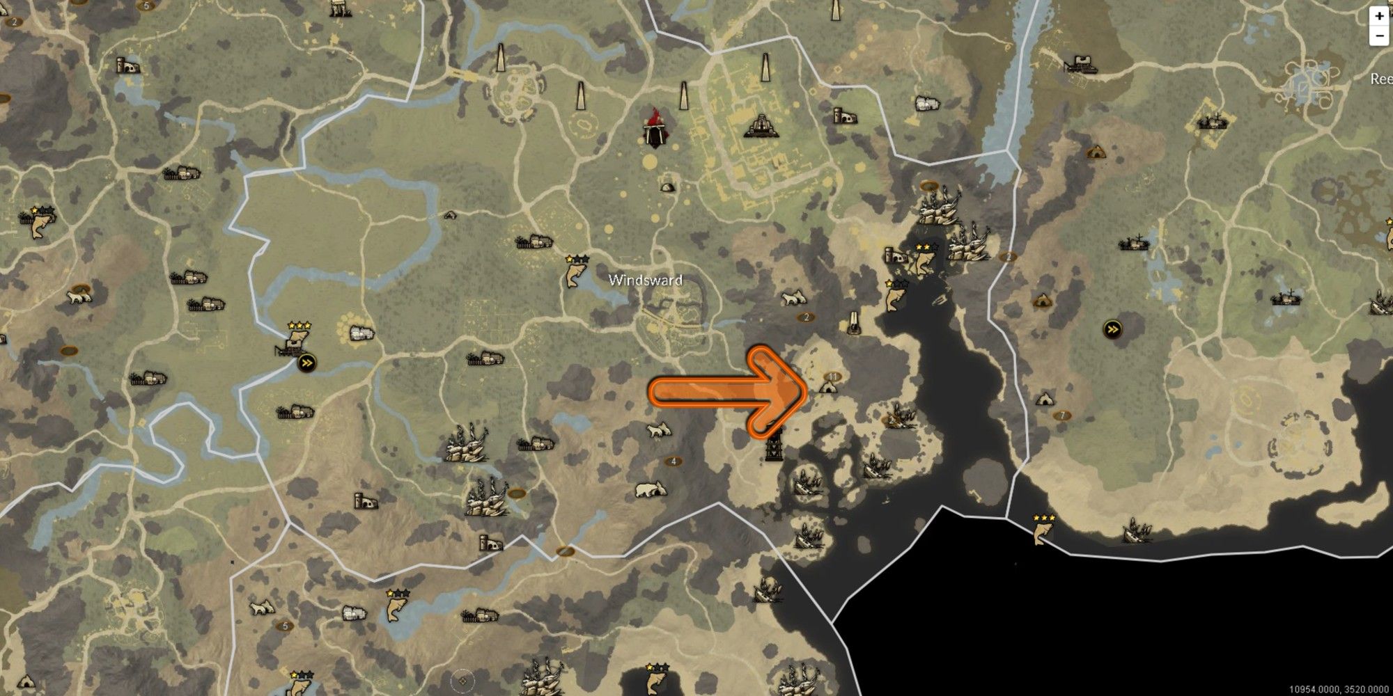 New World saltpeter map location