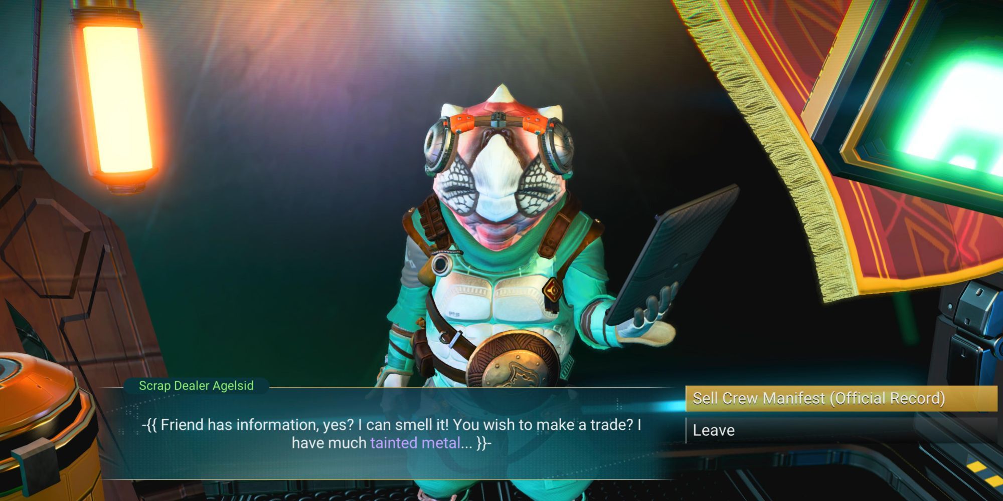 No Man's Sky_scrap dealer offering to buy data