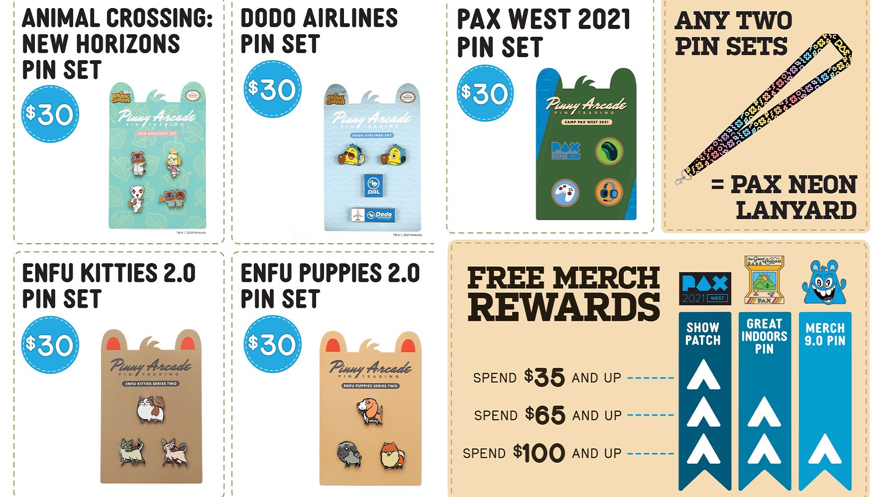 PAX West 2021 Reveals Lineup Of "Camp PAX" Merchandise