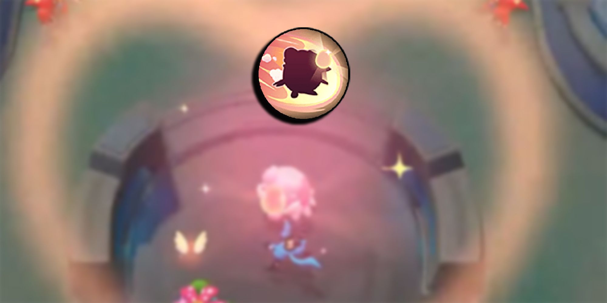 Pokemon Unite - Blissey Using Their Unite Move In The Intro Trailer With The PNG For The Unite Move Overlaid On Top