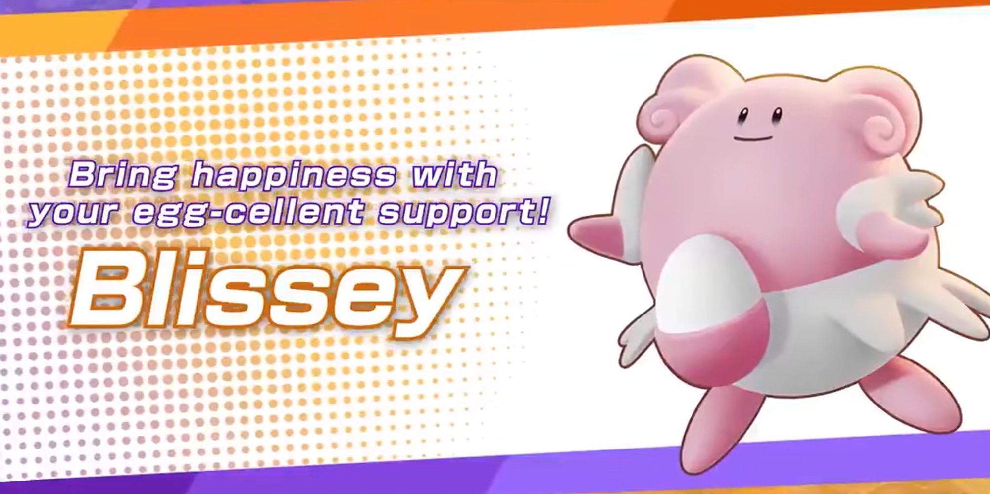 Pokemon Unite -Blissey Newcomer Titlecard