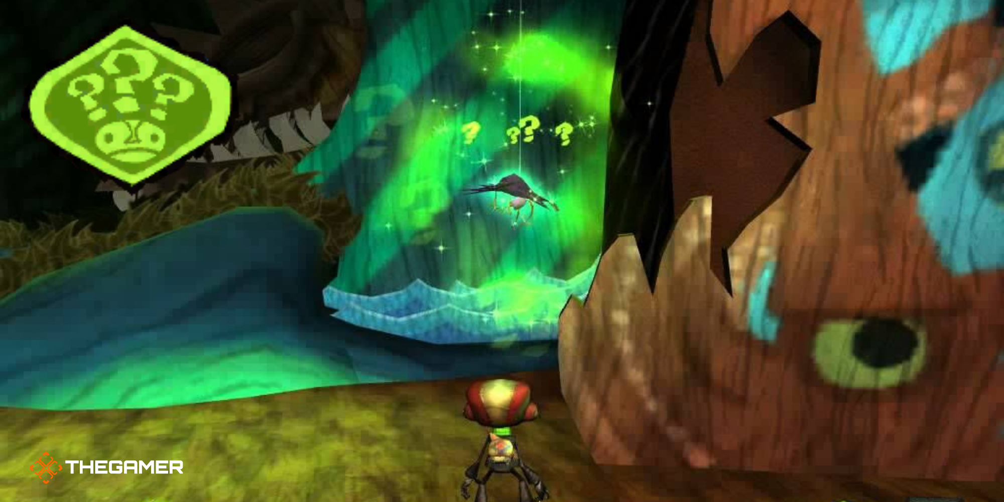 Psychonauts (Raz using confusion on an opponent)