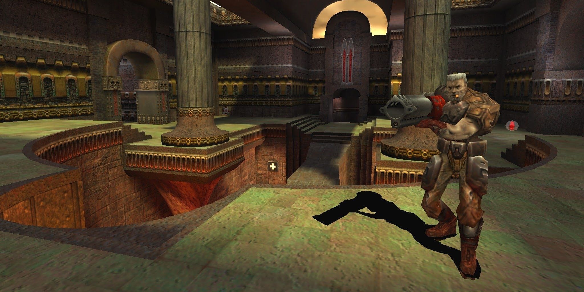 A screenshot showing Sarge in Quake III Arena