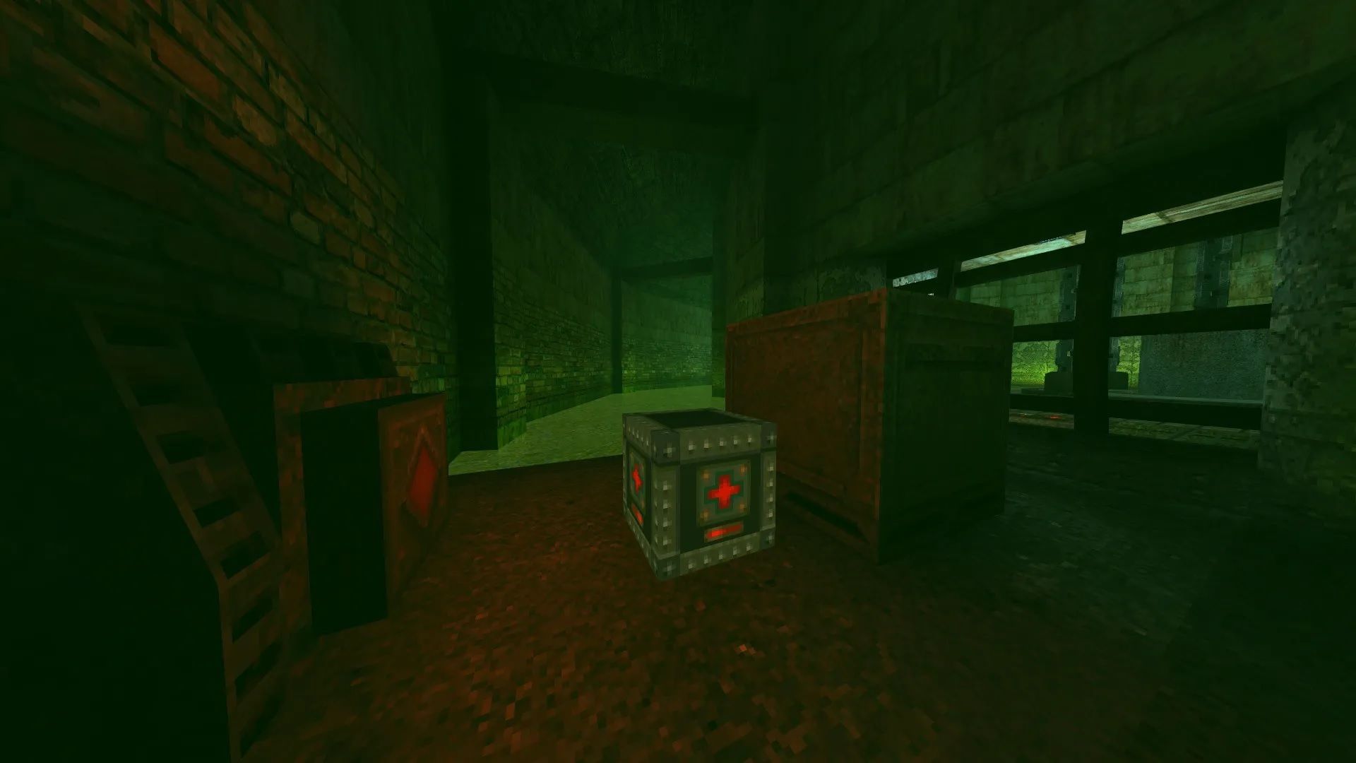 Quake Dimension of the Machine –  MGE1M1 secret level unlock area