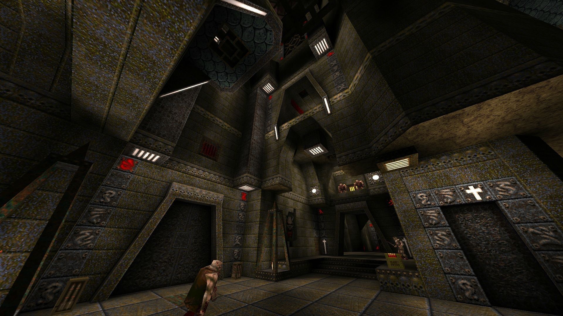 Quake Dimension of the Past –  E5M6 secret level unlock area