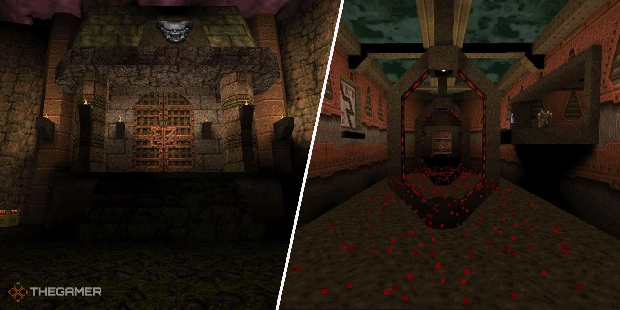 Quake Secret Levels collage