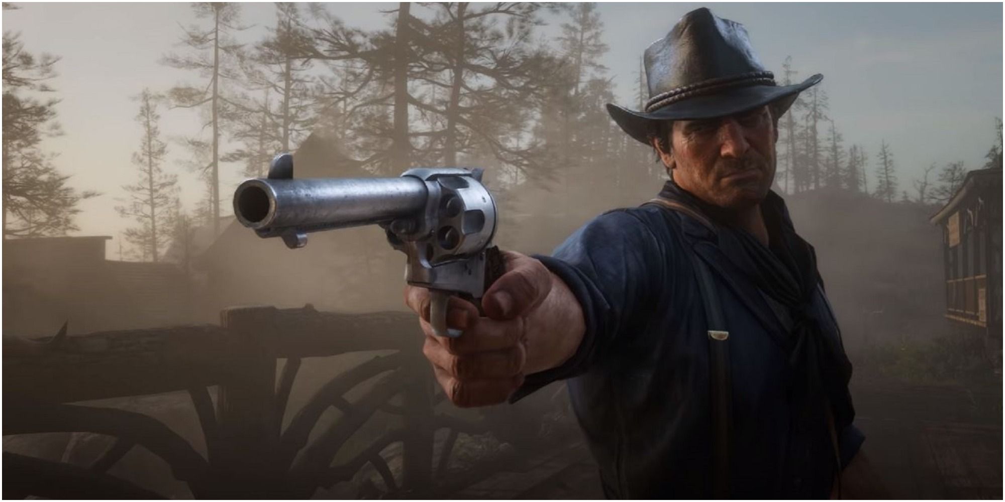 Red Dead Redemption 2 Arthur's Pose After Winning A Duel