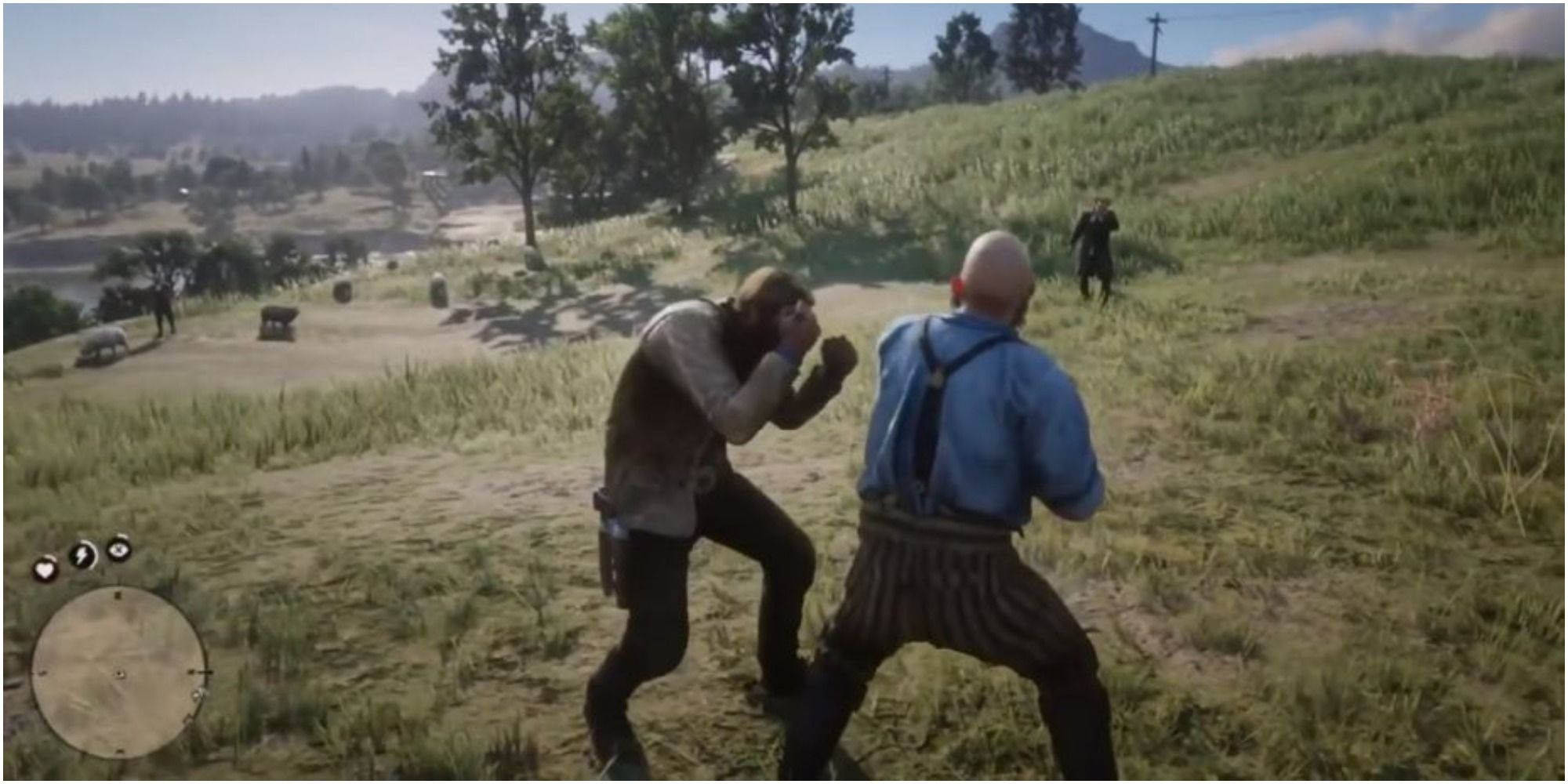 Red Dead Redemption 2 Getting Into A Fistfight To Save Swanson