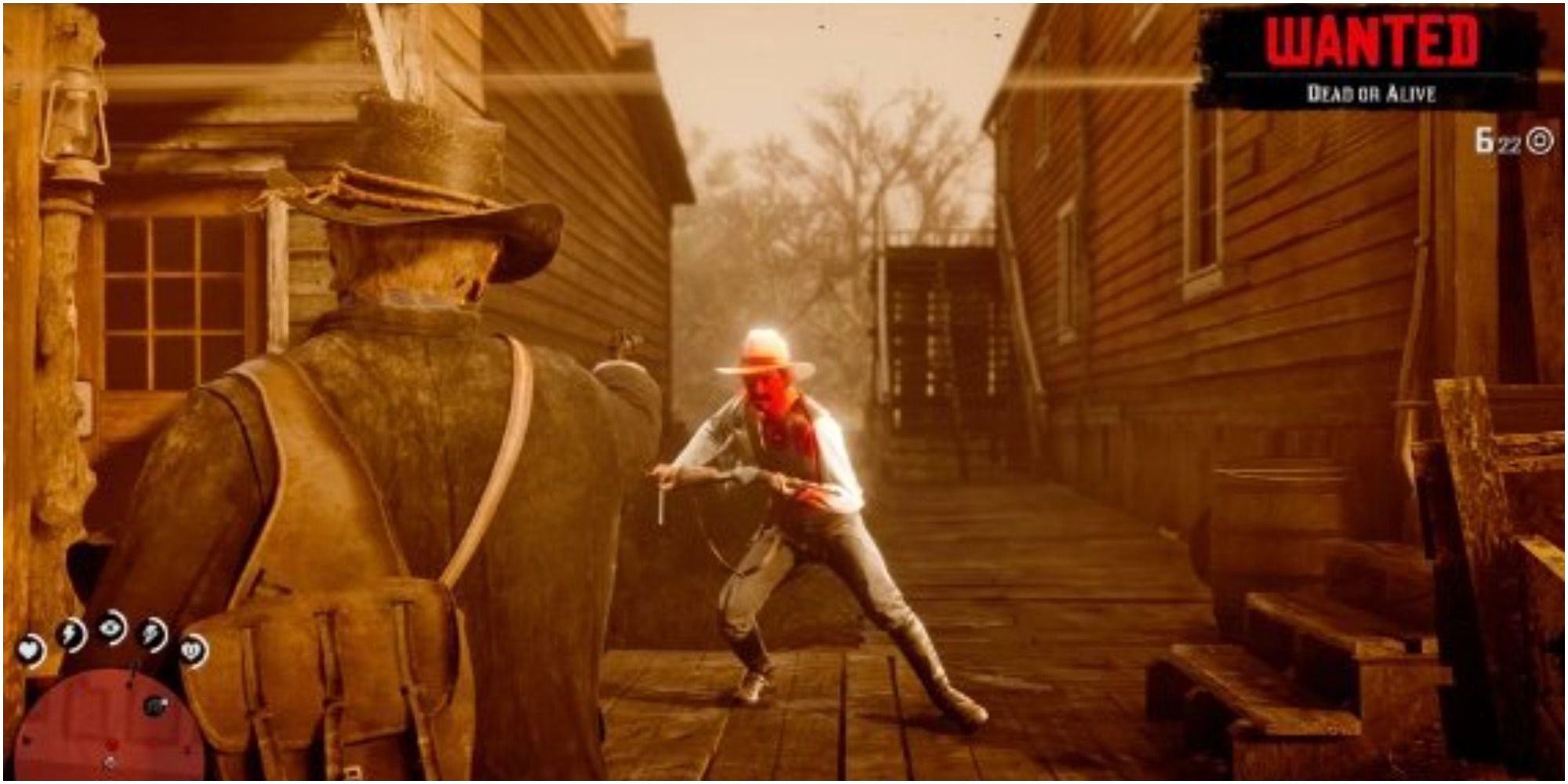 Red Dead Redemption 2 erschießt einen Sheriff, während er tot oder lebendig gesucht wird