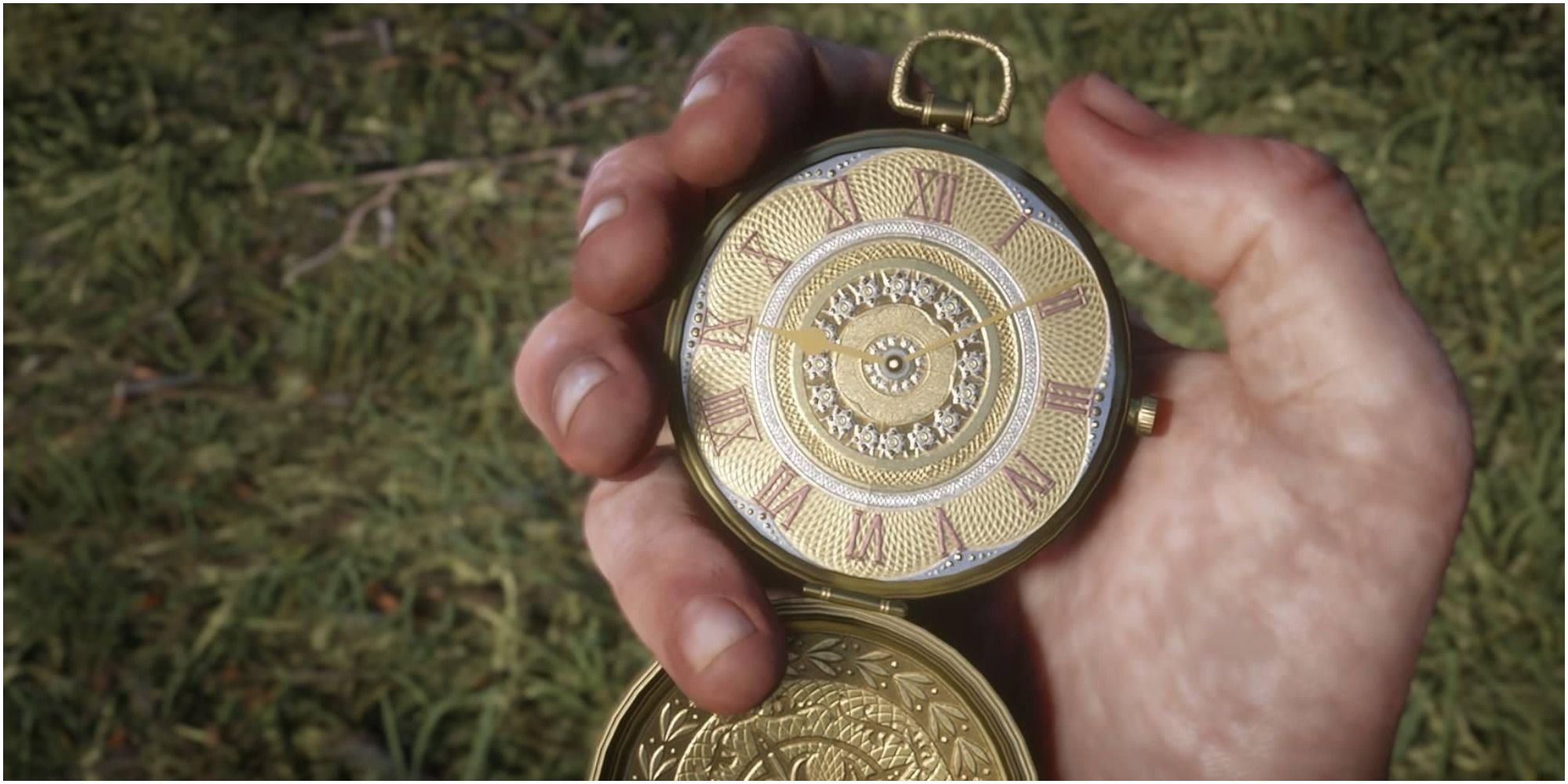 Red Dead Redemption 2 Up Close Shot Of The Reutlinger Pocket Watch