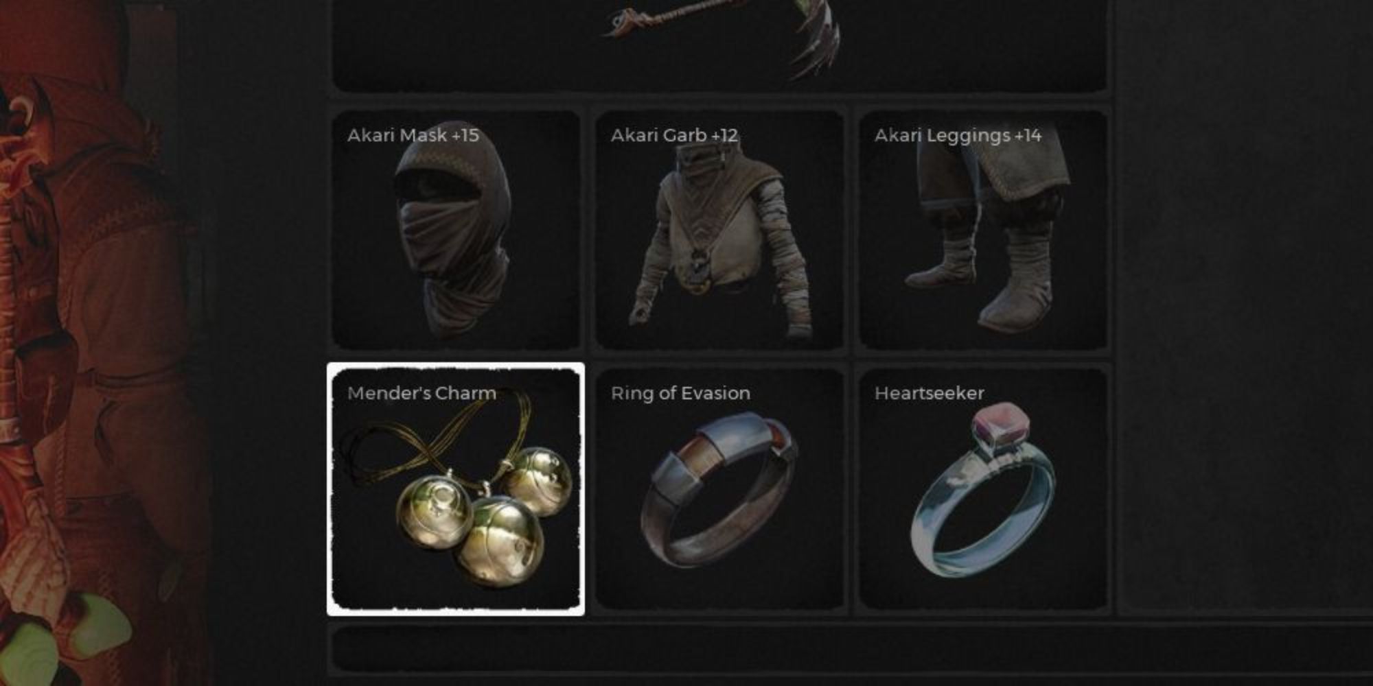 Remnant-From-The-Ashes menders charm equipped