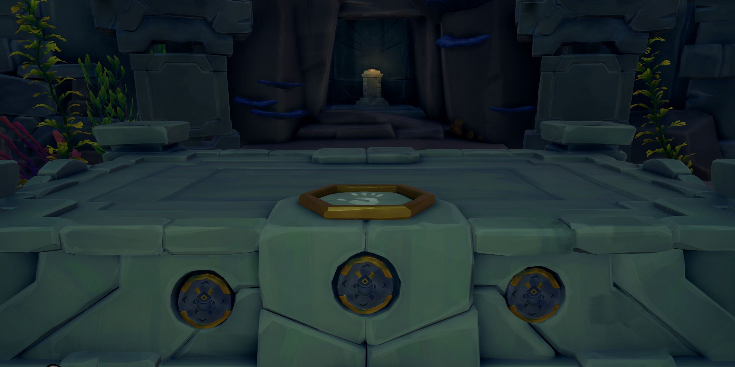 A vault puzzle in Sea of Thieves