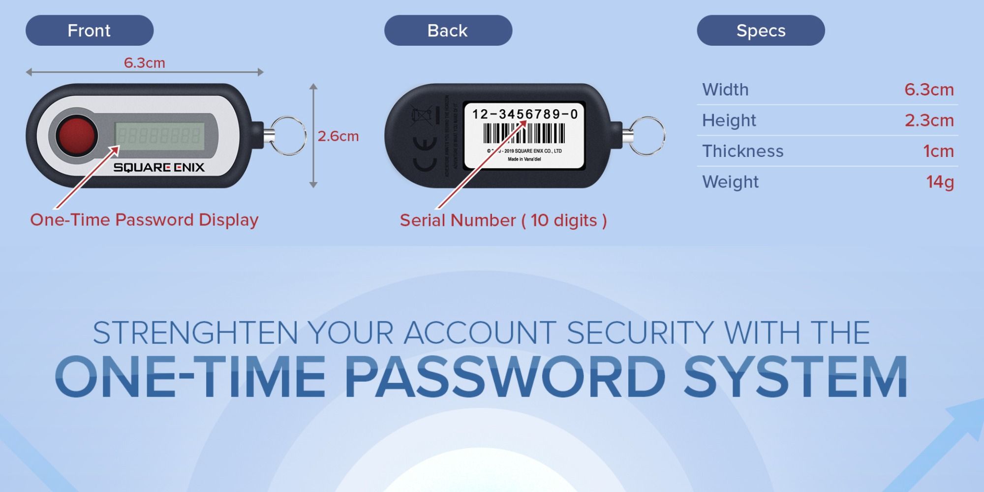 how to get my one time password square enix