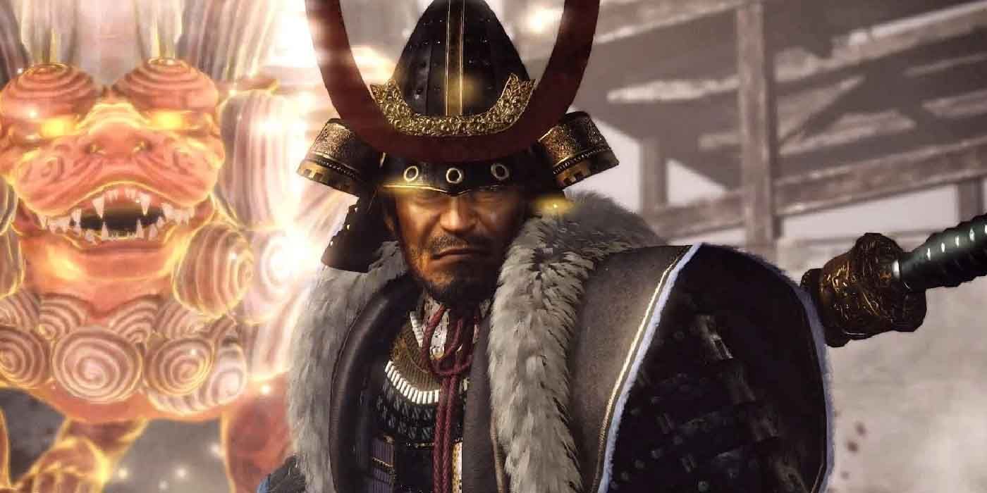 The samurai Shima Sakon, one of the hardest bosses in Nioh, including the DLC