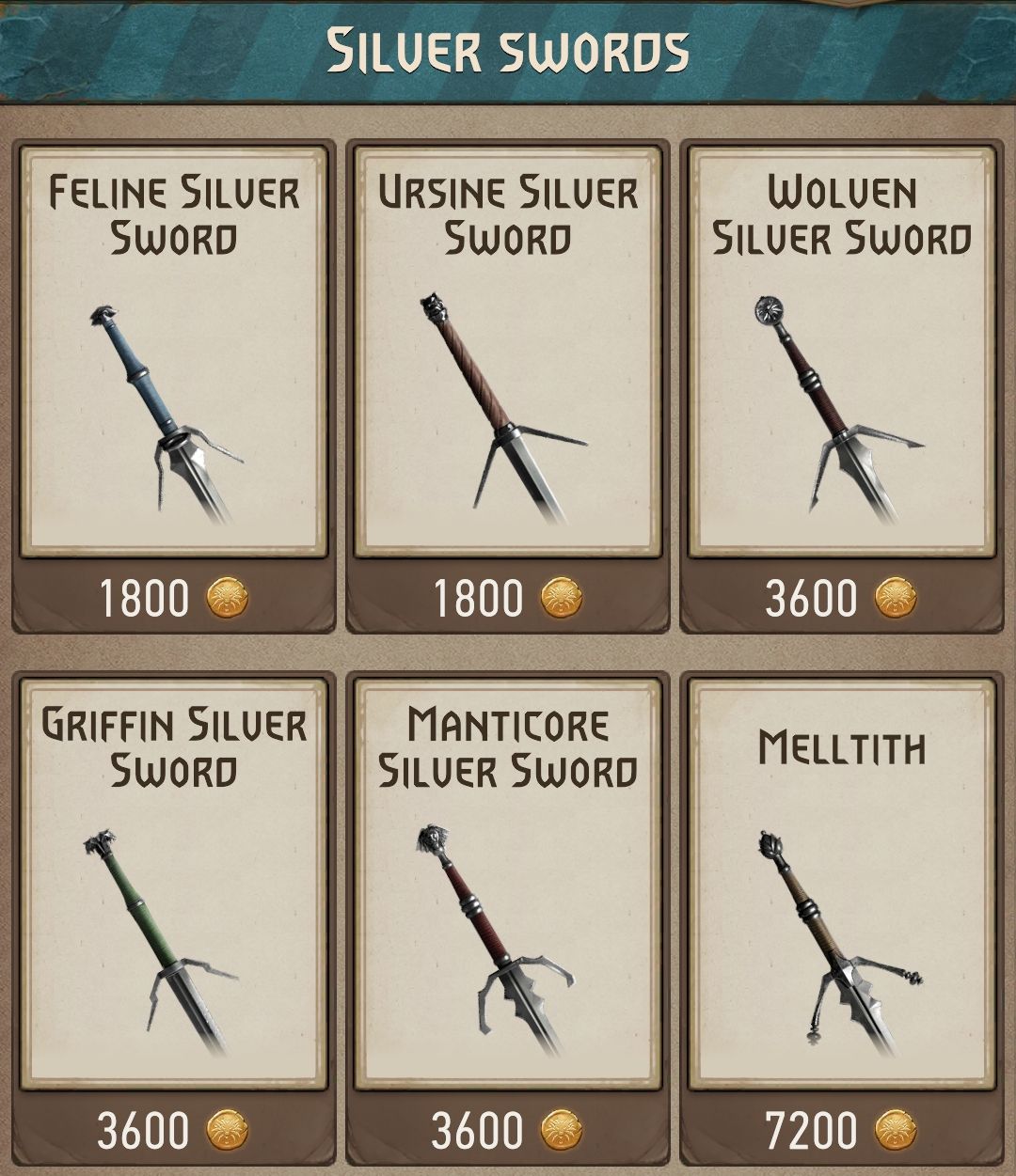Shop-equipment-silver-swords-The-Witcher-Monster-Slayer-cropped