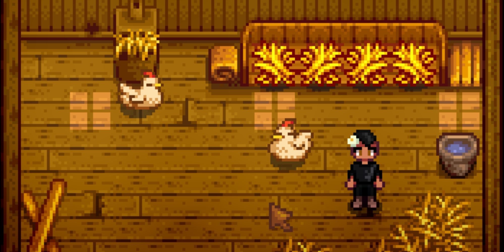 Stardew Valley - Chickens in a Coop