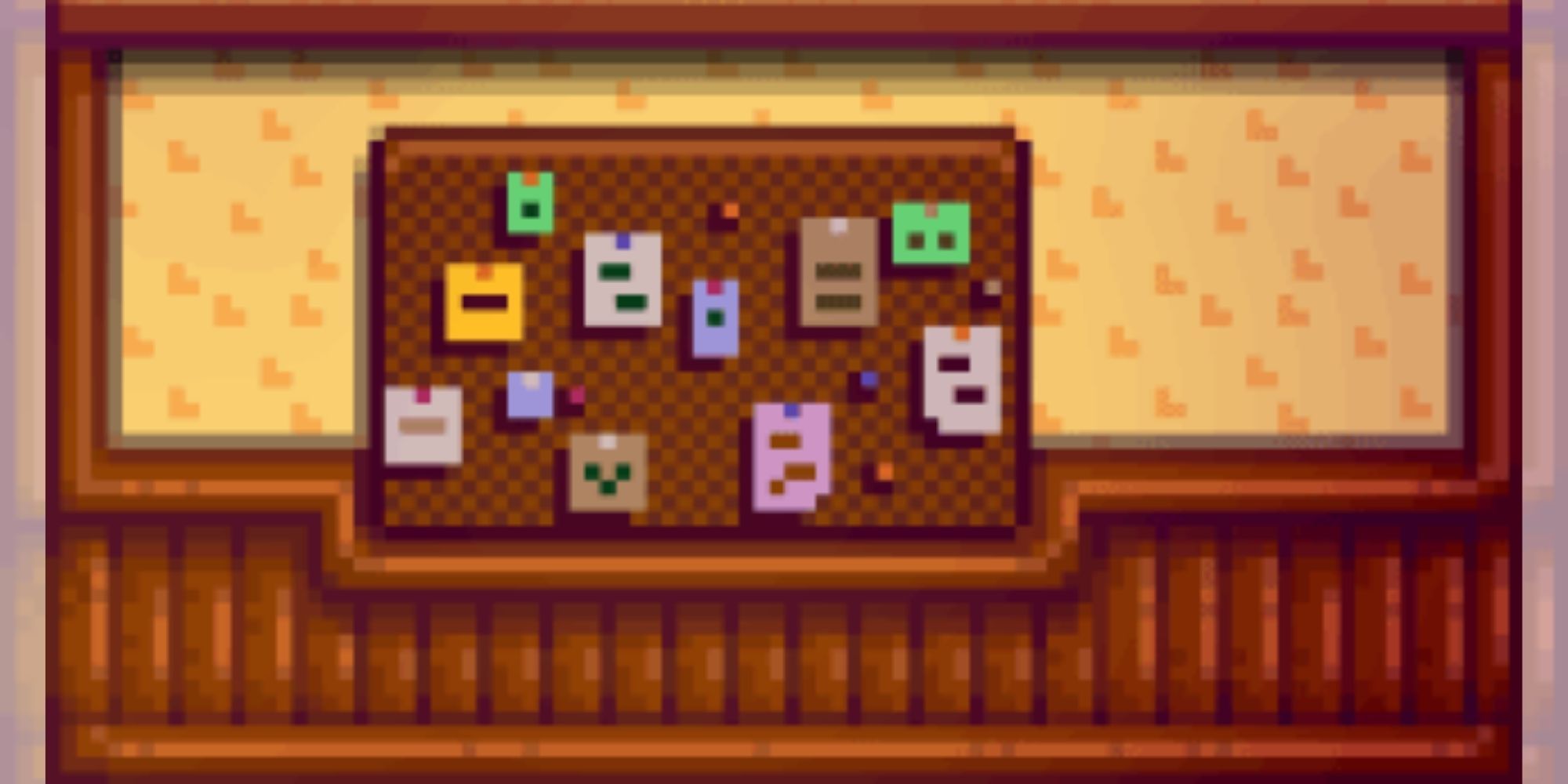 Stardew Valley Community Centre - Completed Bulletin Board