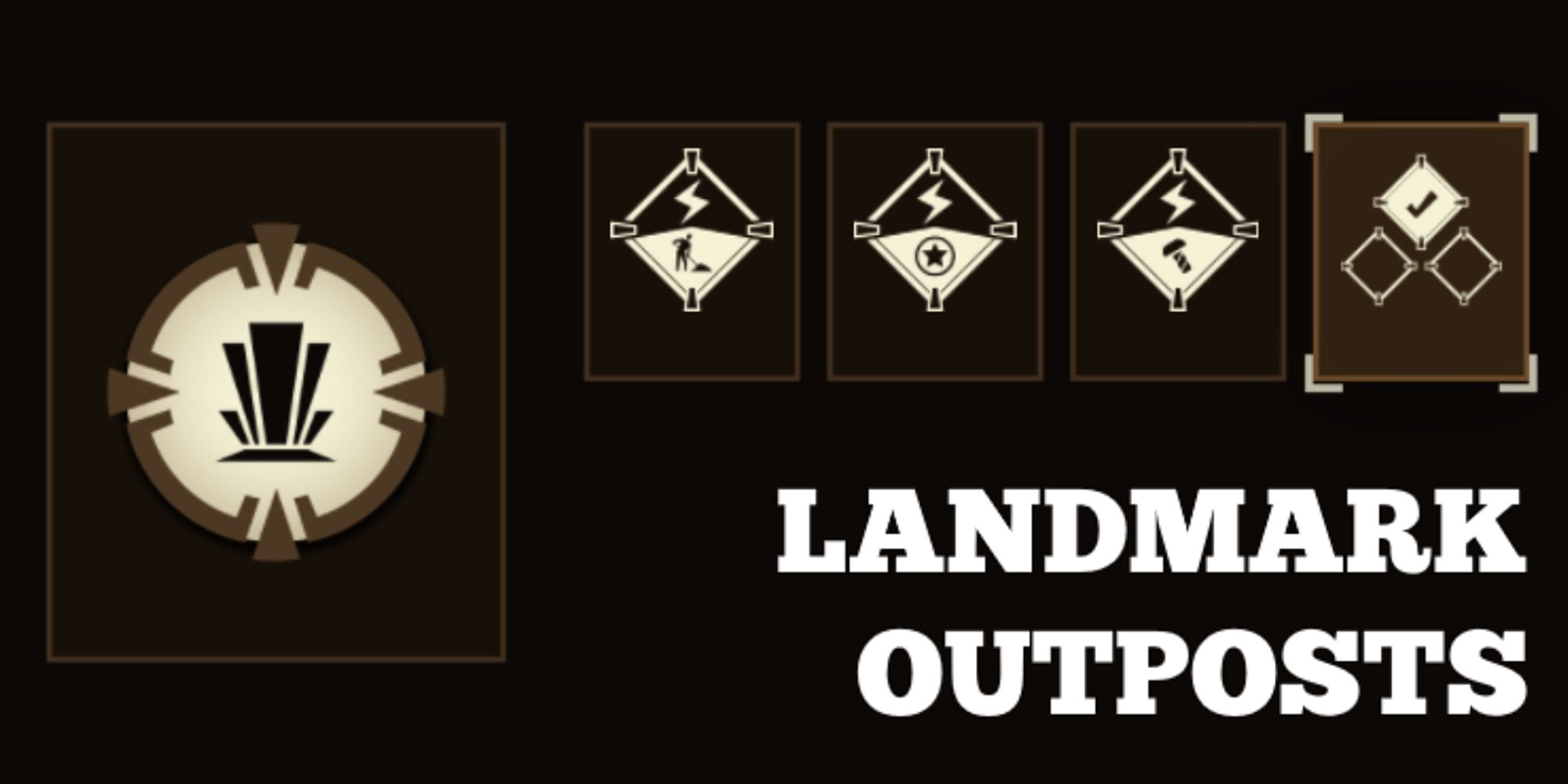 State of Decay 2 landmark outposts icons