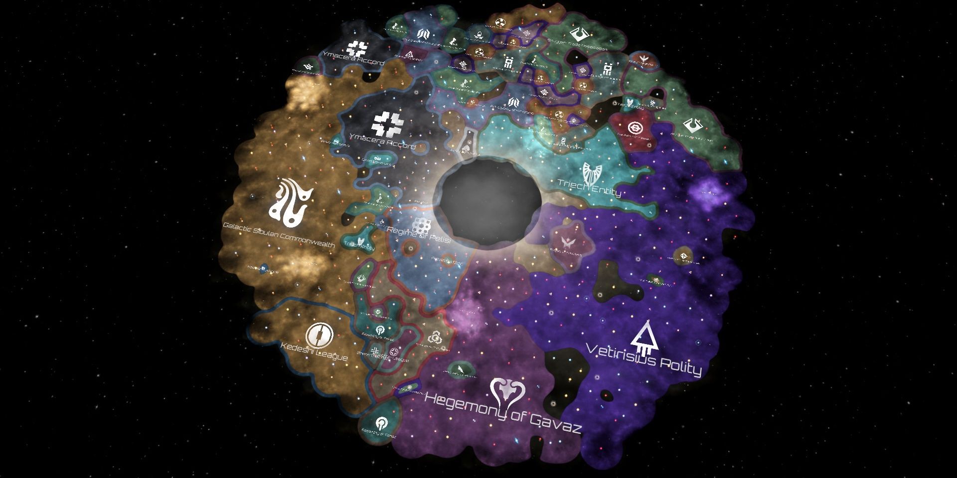 A graph of all of the Stellaris Origin options.