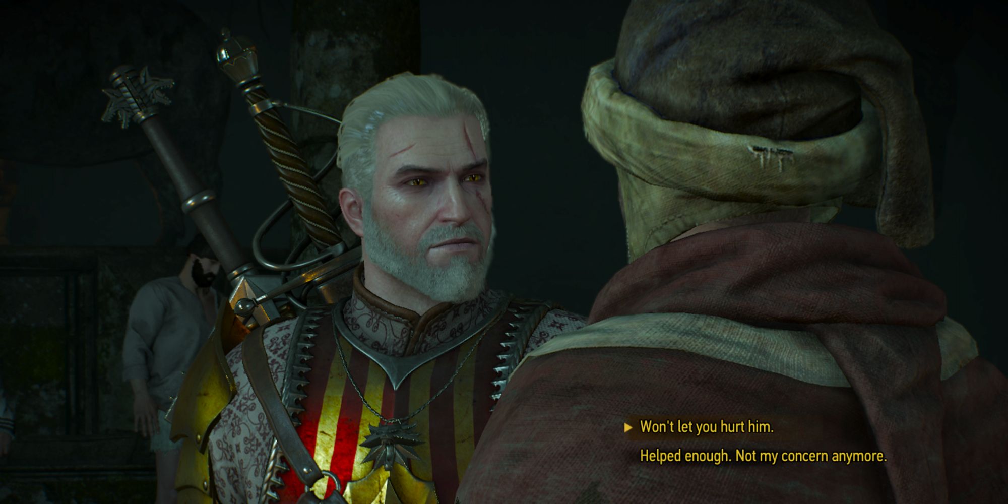 The Witcher 3 Screenshot Of A Fool's Gold Choice
