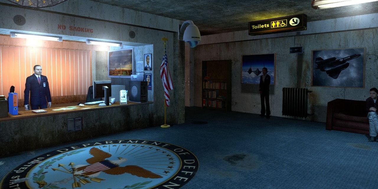 Area 51 offices in The Gate 2 Half Life 2 Mod