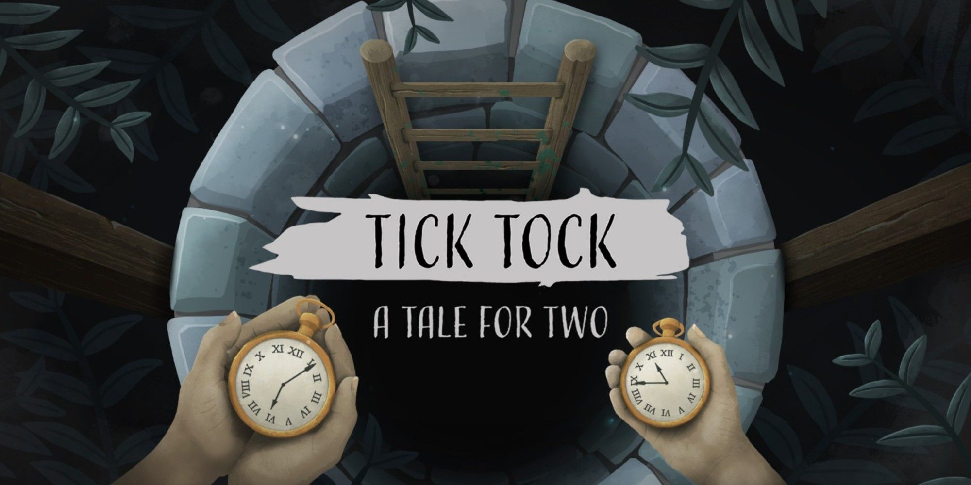 Tick Tock A Tale For Two: Art Showing Watches And A Mystery Tunnel