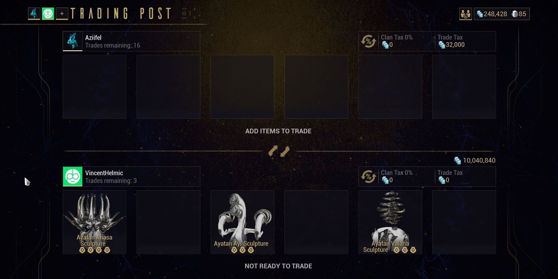 Warframe How To Trade For Items And Platinum