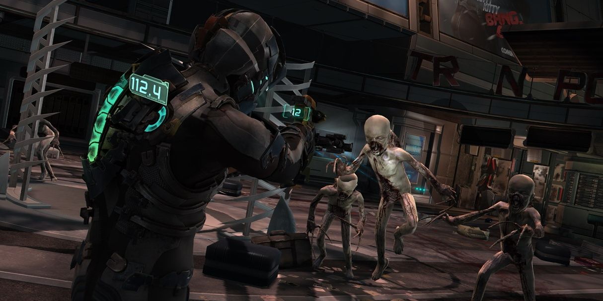 Dead Space 2 Isaac Clarke Elementary school combat