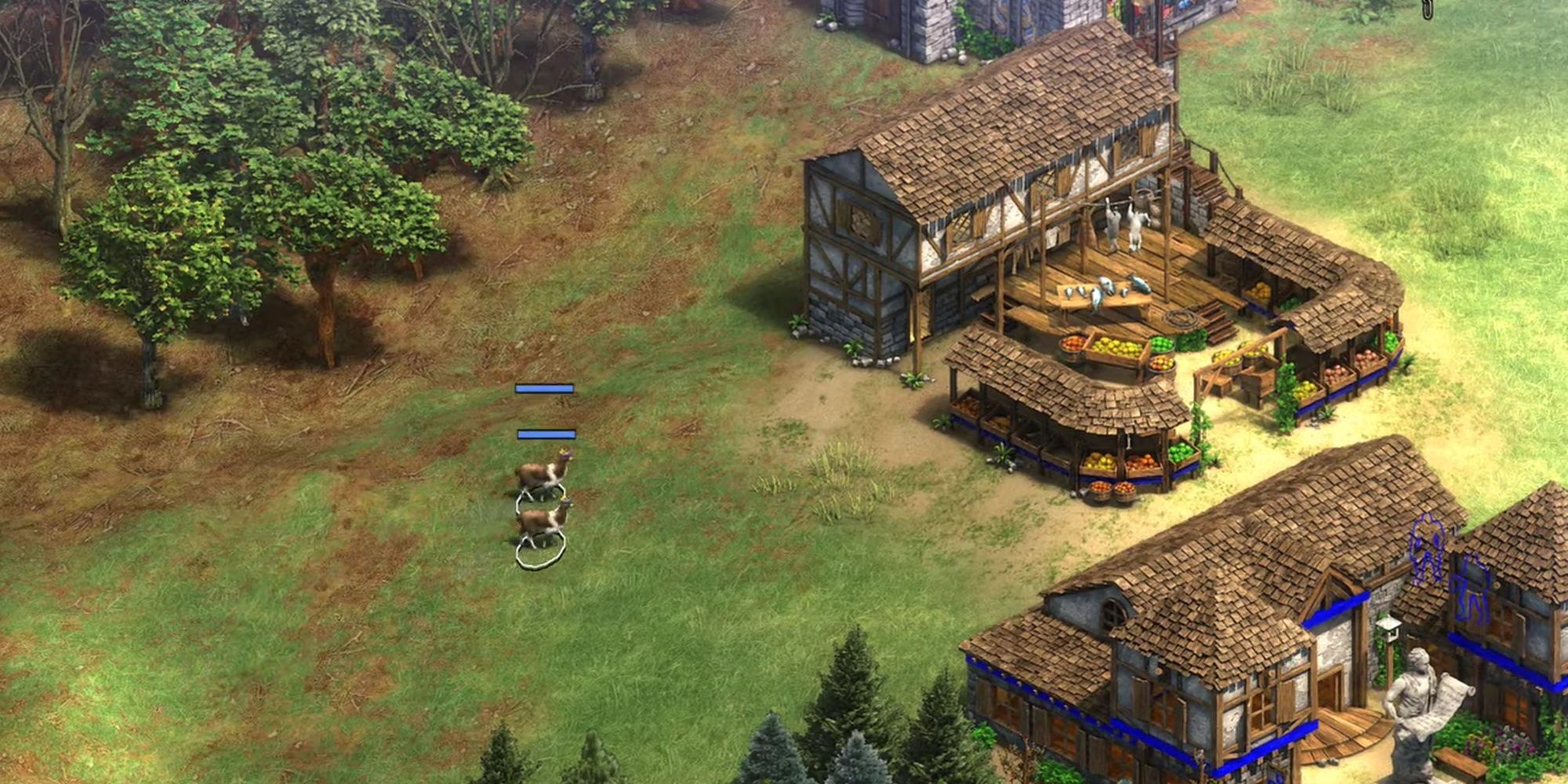 Age Of Empires: 2 - Two Alfred The Alpaca Cheat Units At Player Base