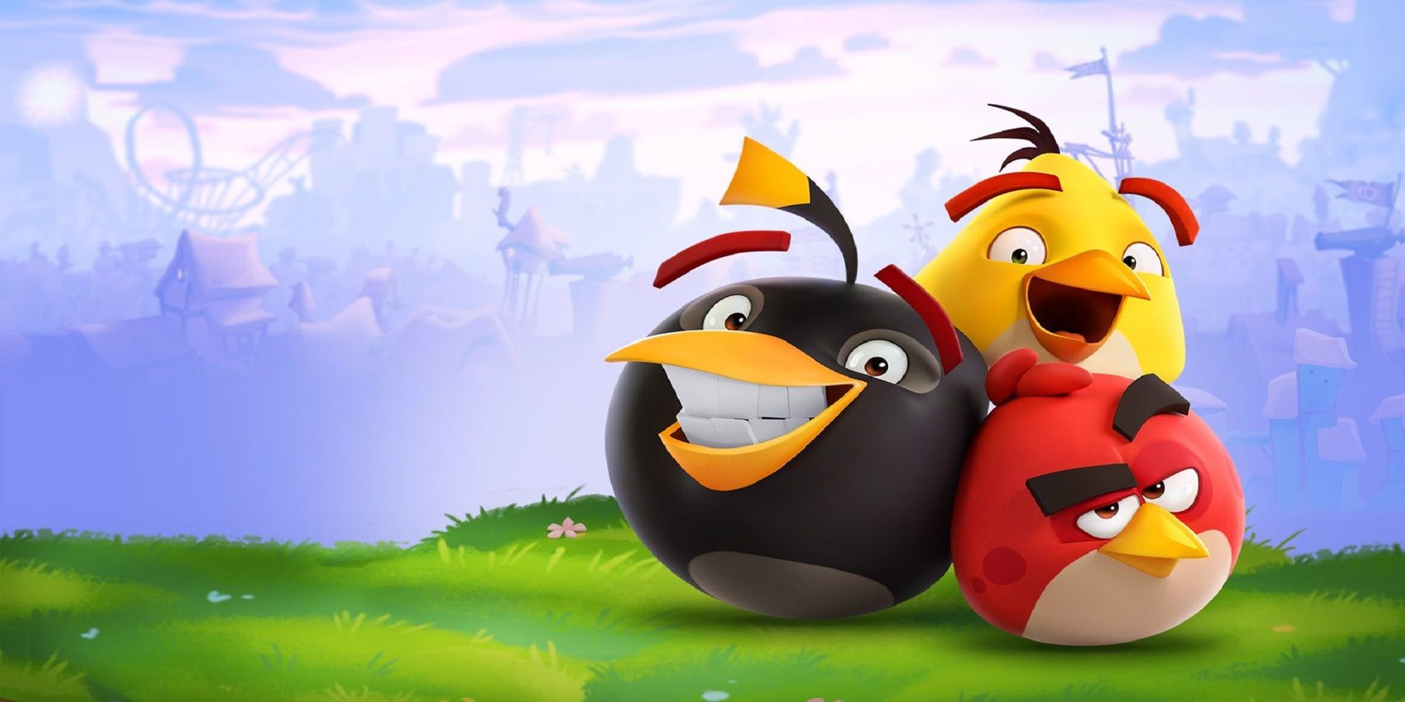angry birds characters in 3D