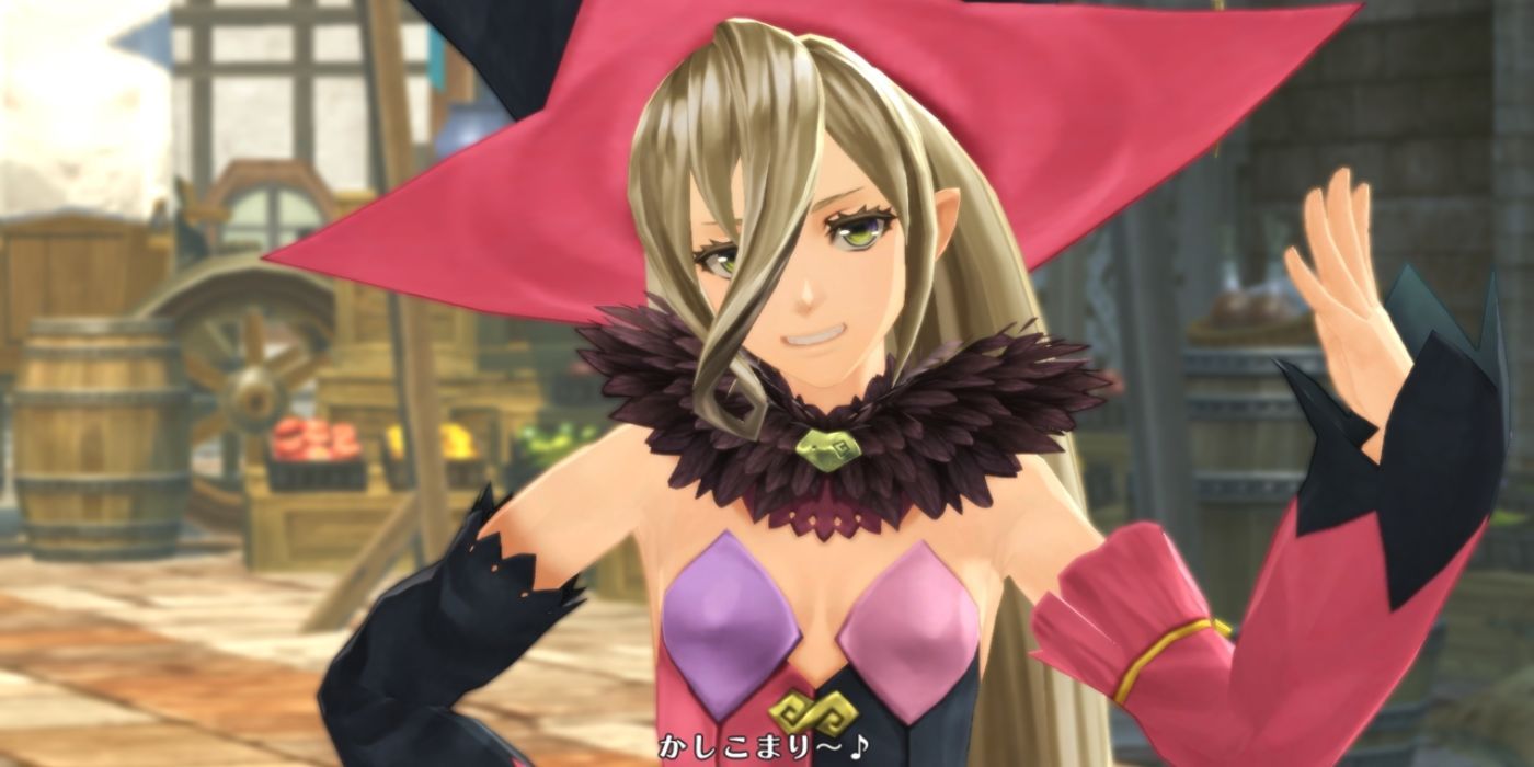 Screenshot of Magilou from Tales of Berseria