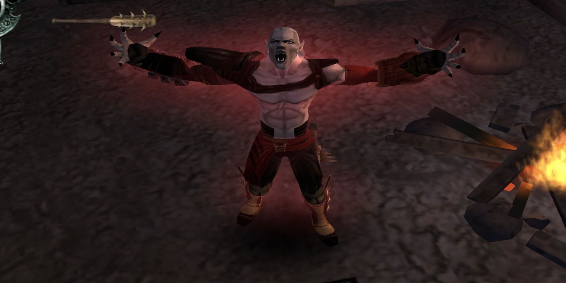 blood omen 2 kain in scary pose