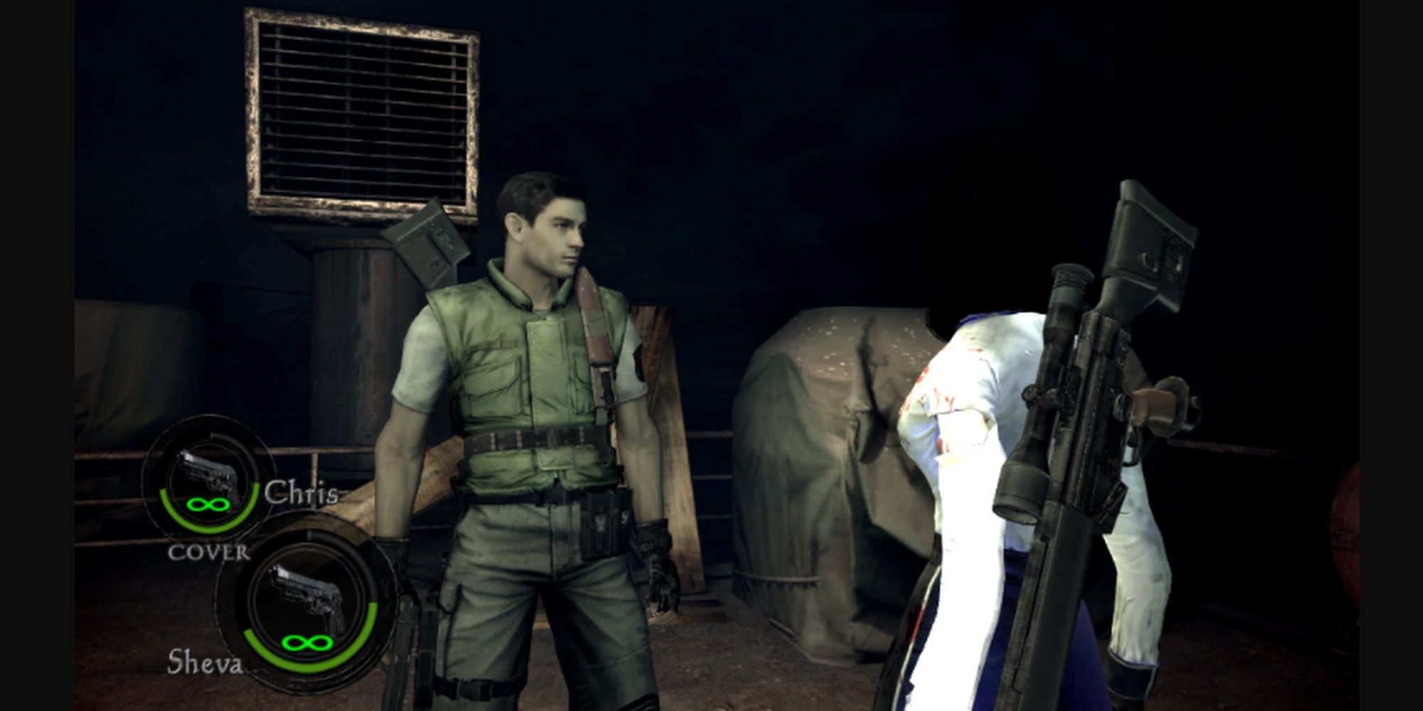 Resident Evil 5: Chris Wearing His S.T.A.R.S Unlockable Outfit