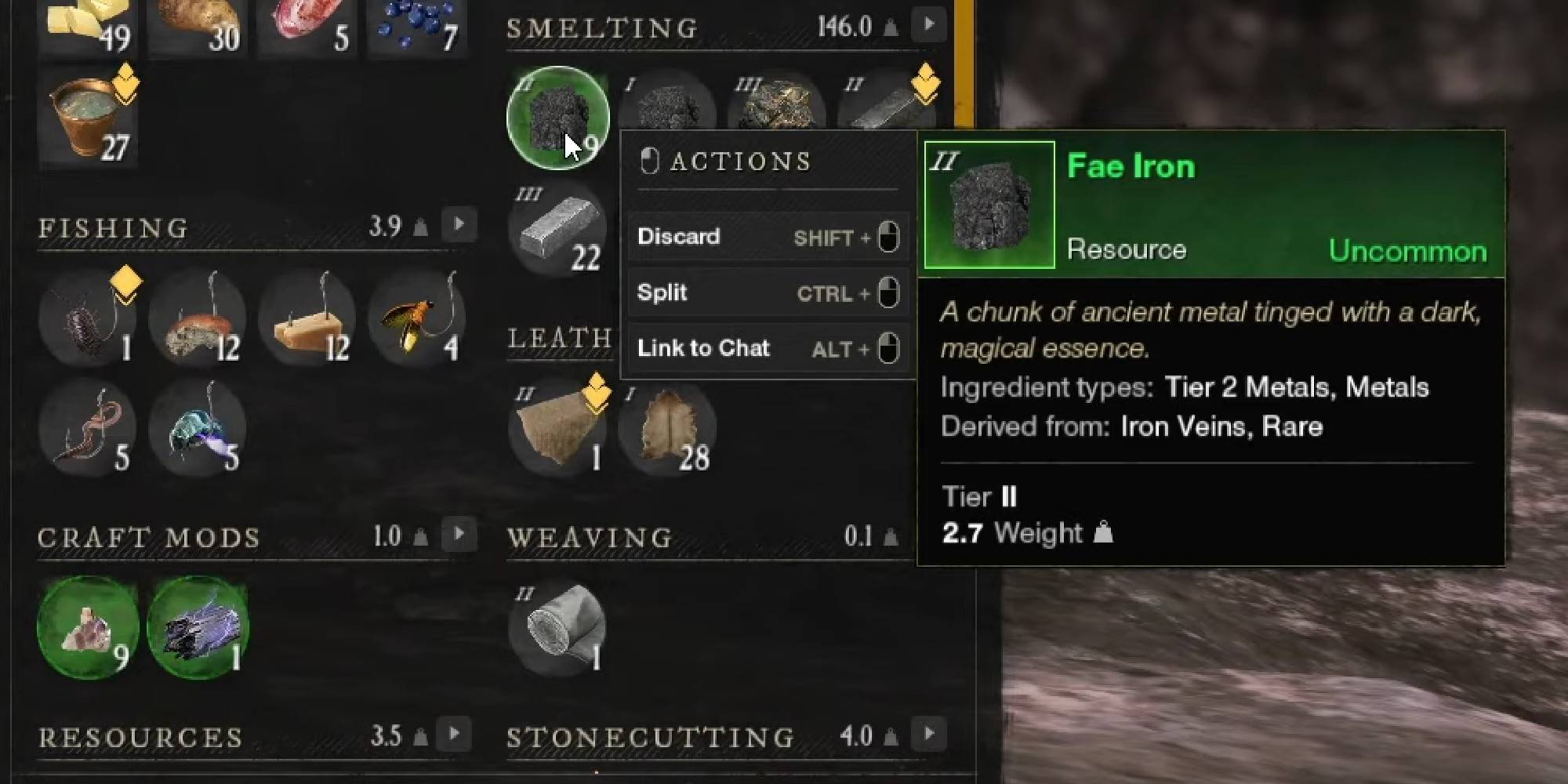 How To Get More Fae Iron In New World