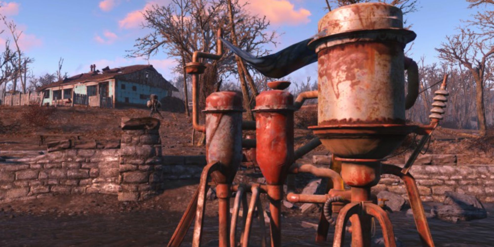 Fallout 4 water economy water purification stations фото 66