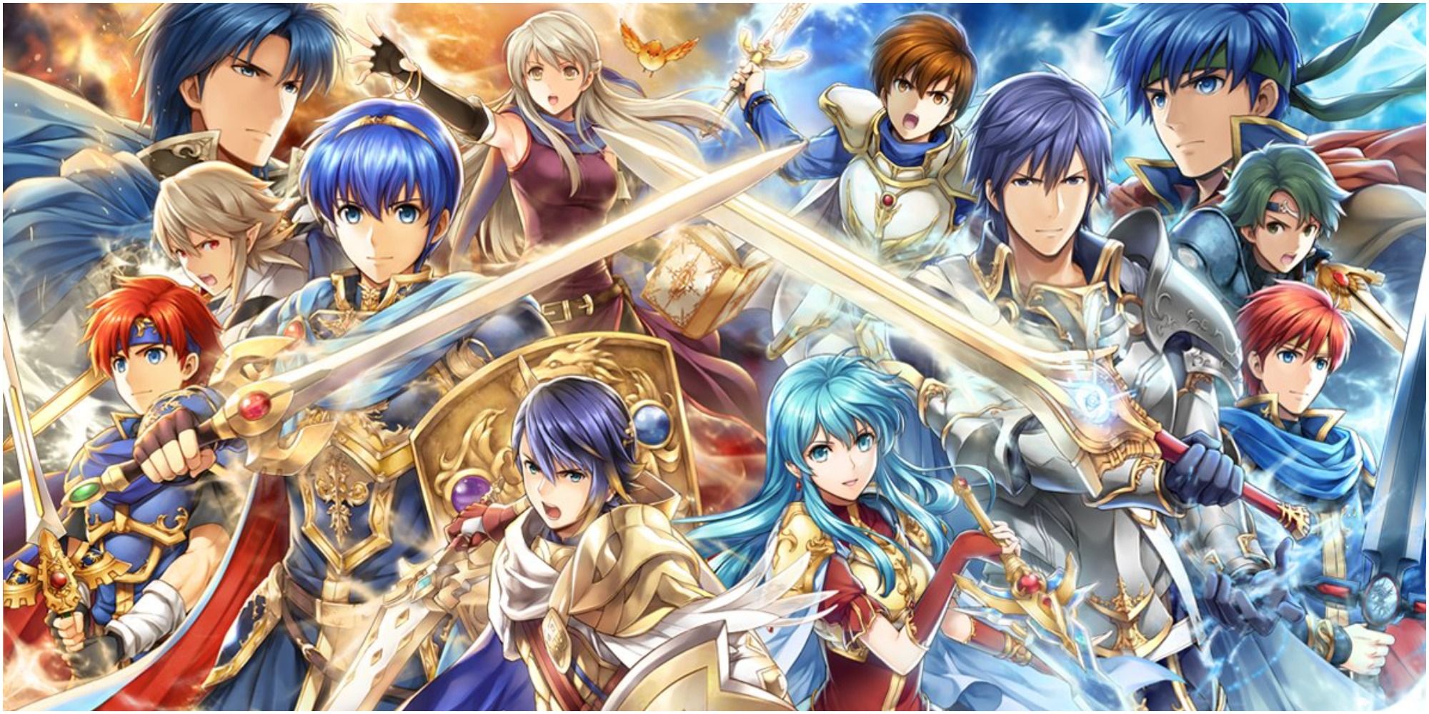 fire emblem cipher promo art with lords