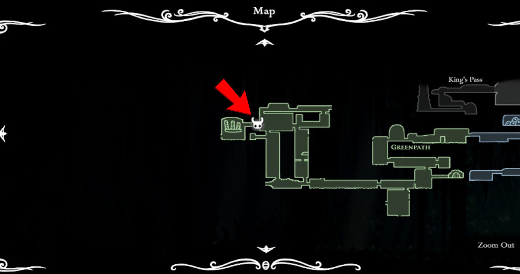 hollow mothwing cloak map