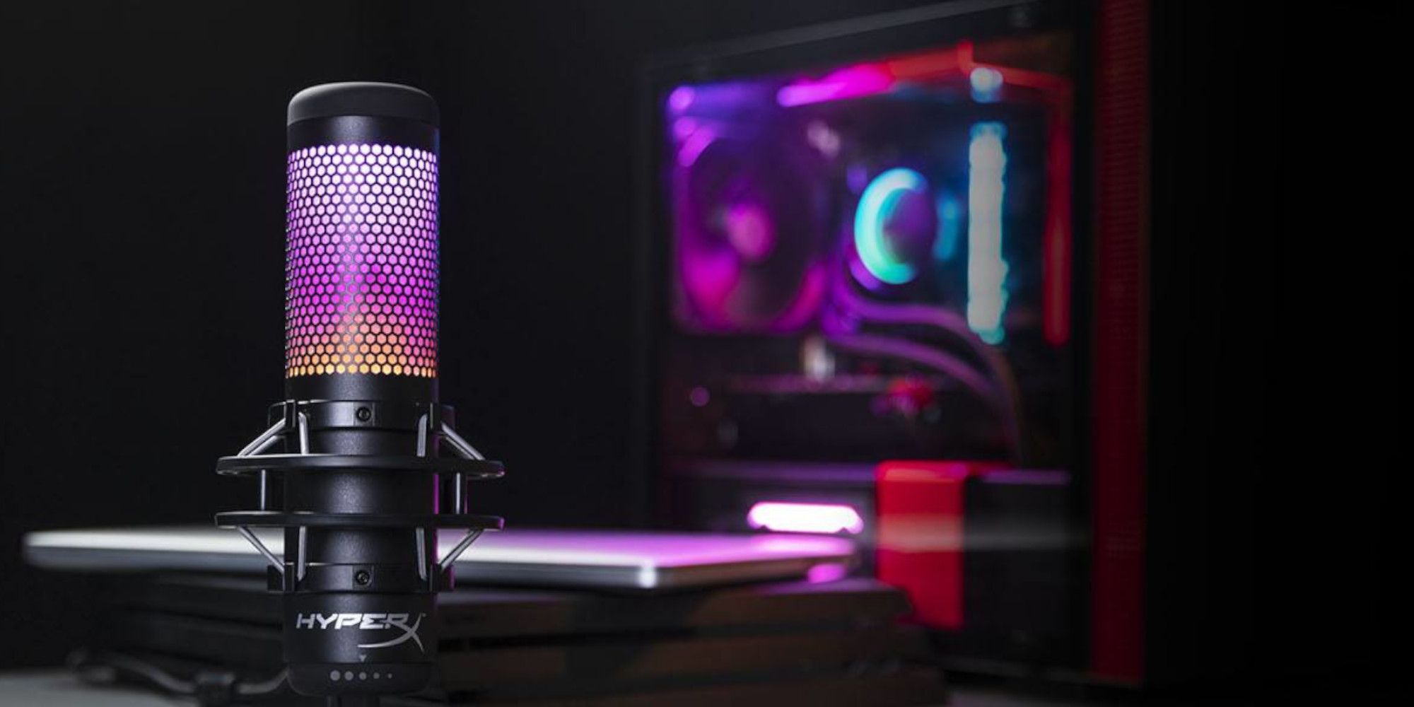 HyperX Releases the QuadCast S USB Microphone With Customizable RGB Lighting