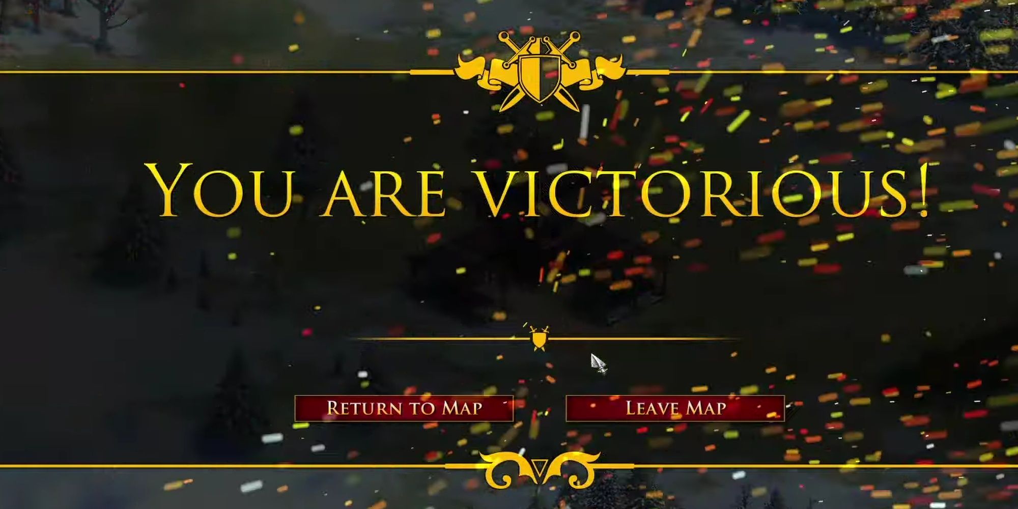 Age Of Empires: 2 - Victory Screen After Using Instant Win Cheat