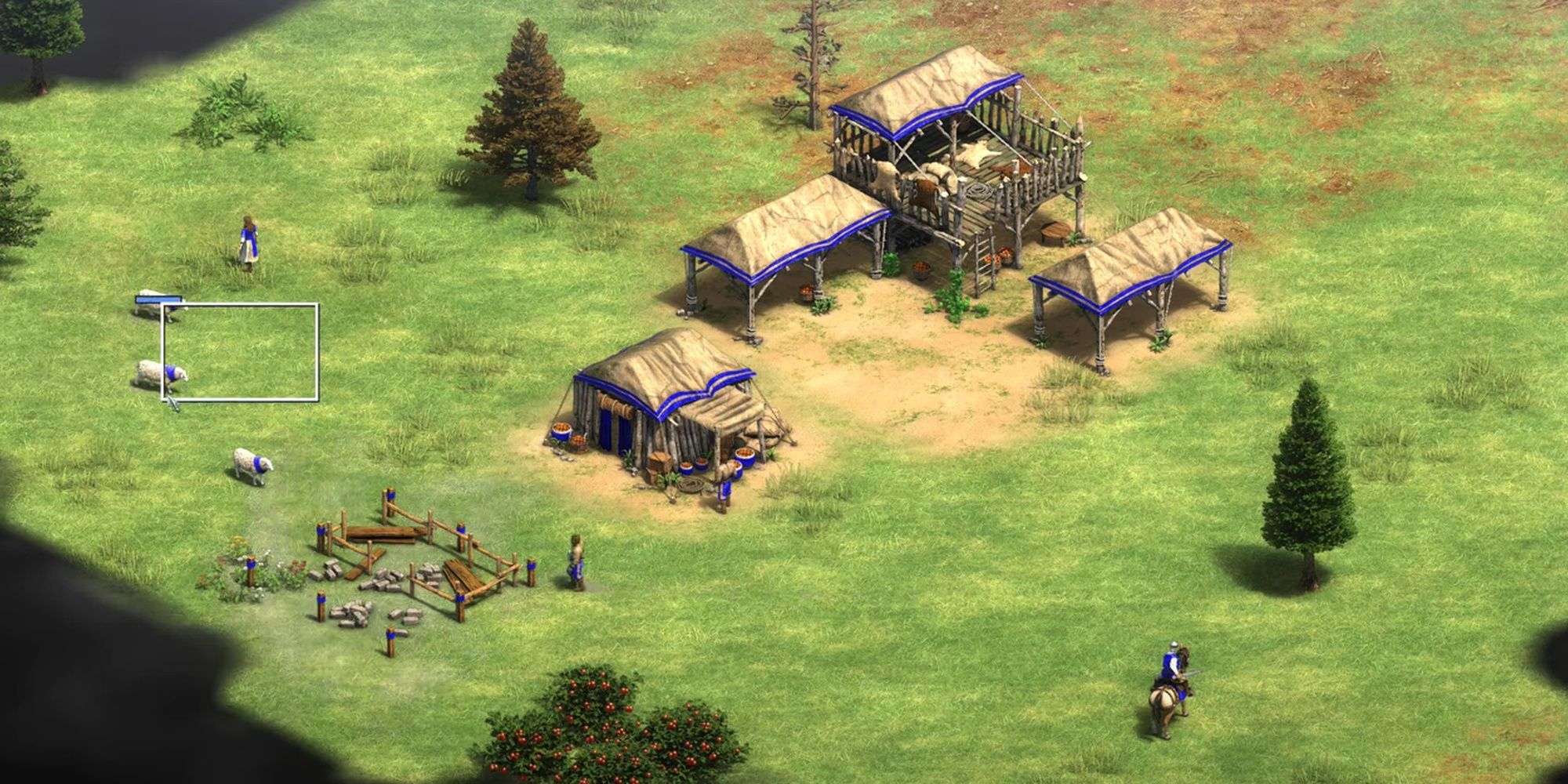 Age Of Empires: 2 - Villager Instantly Building House