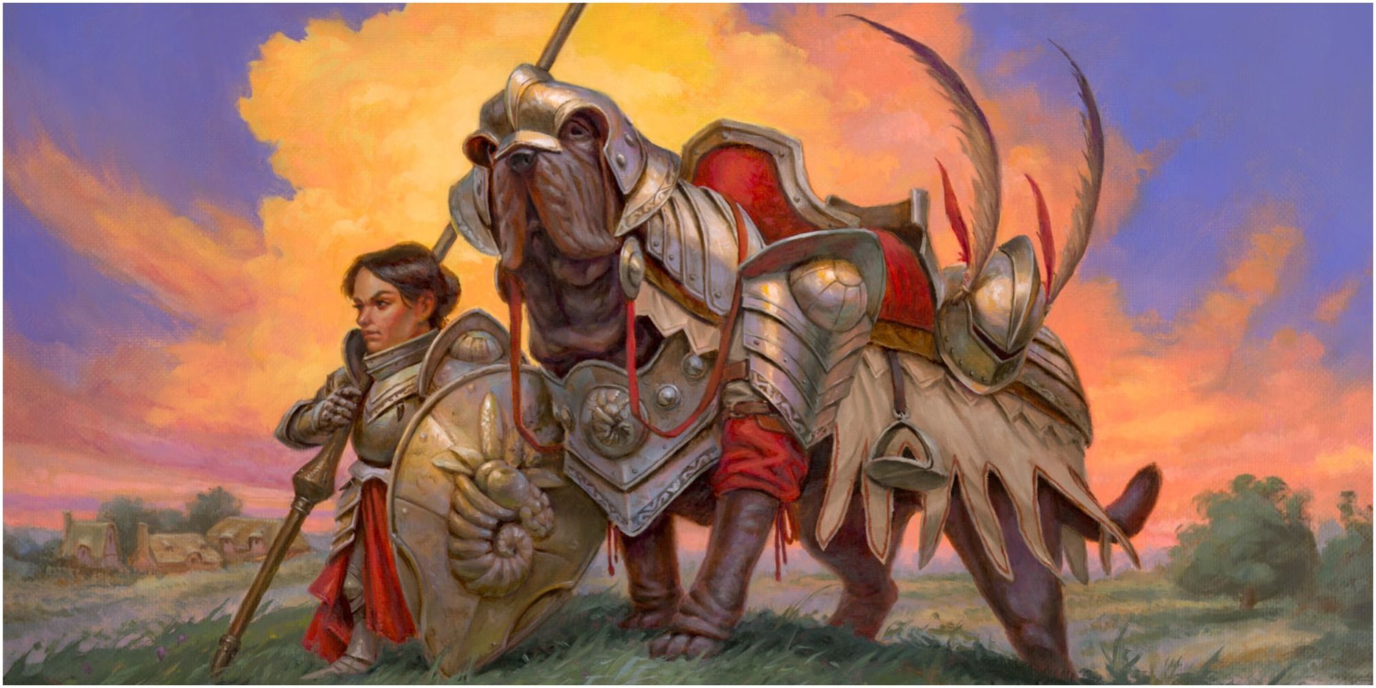 loyal warhound adventures in the forgotten realms dog mount art