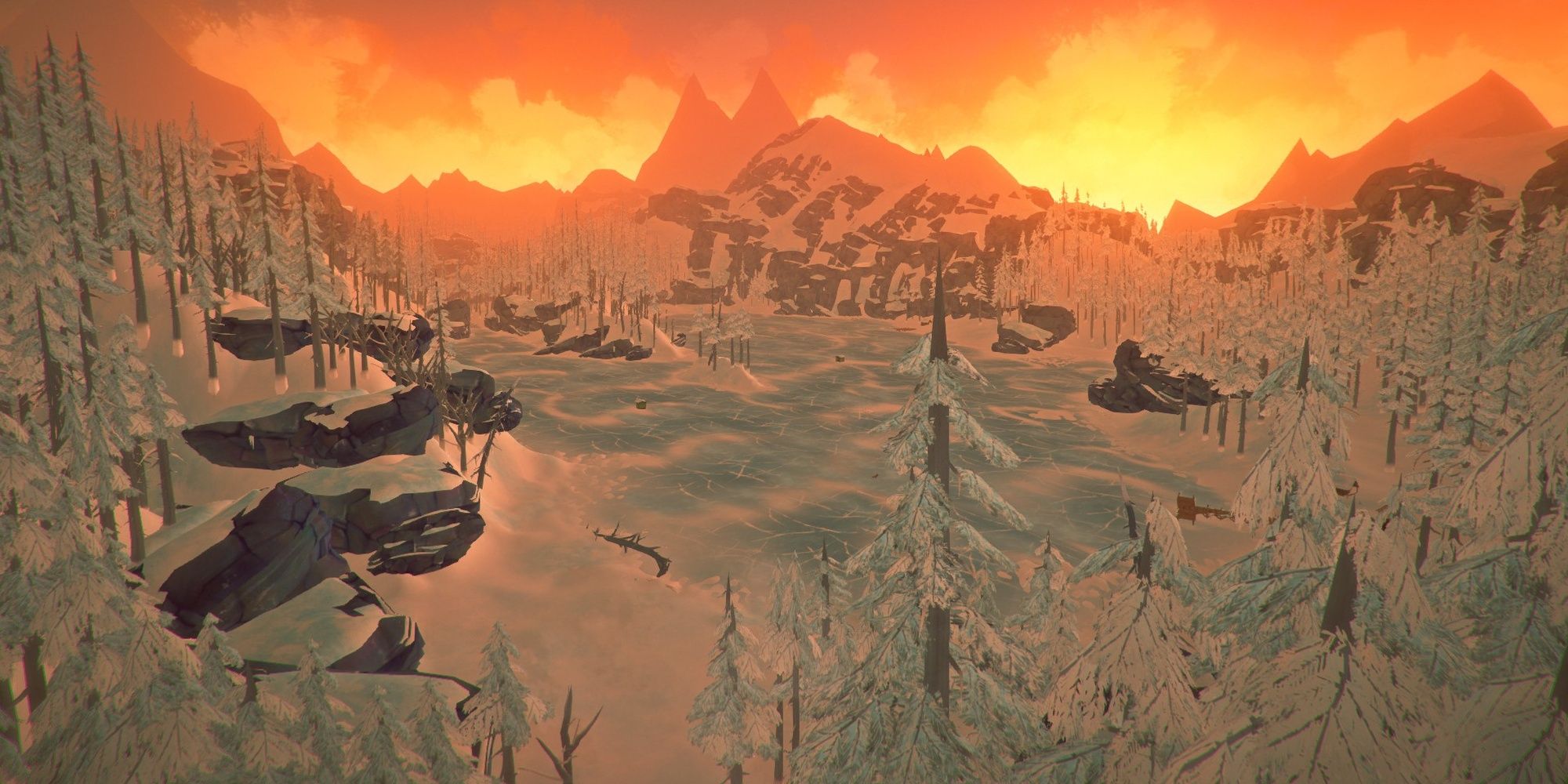The Long Dark: Frozen Lake Area Of The Map