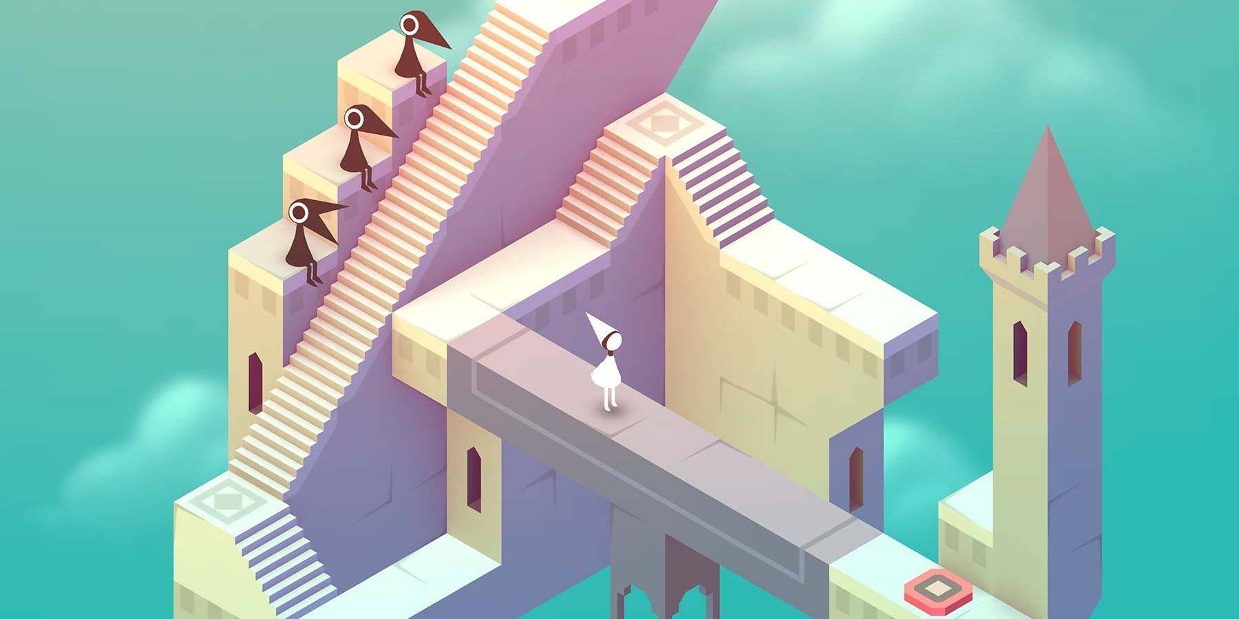 Screenshot showing Monument Valley on Apple iPad