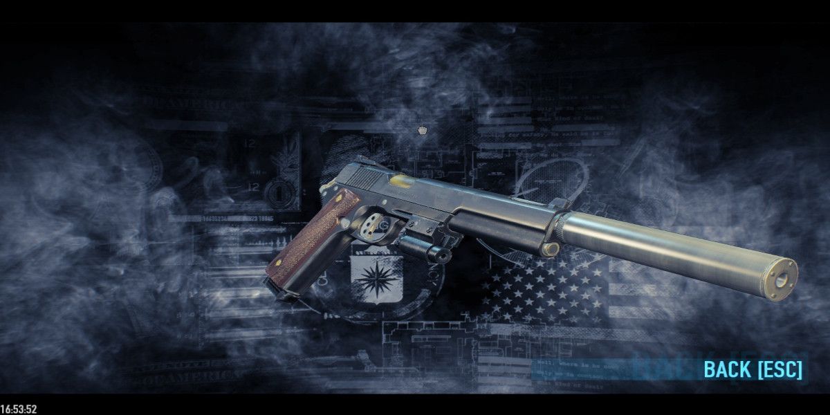 Payday 2 Pistol With Silencer