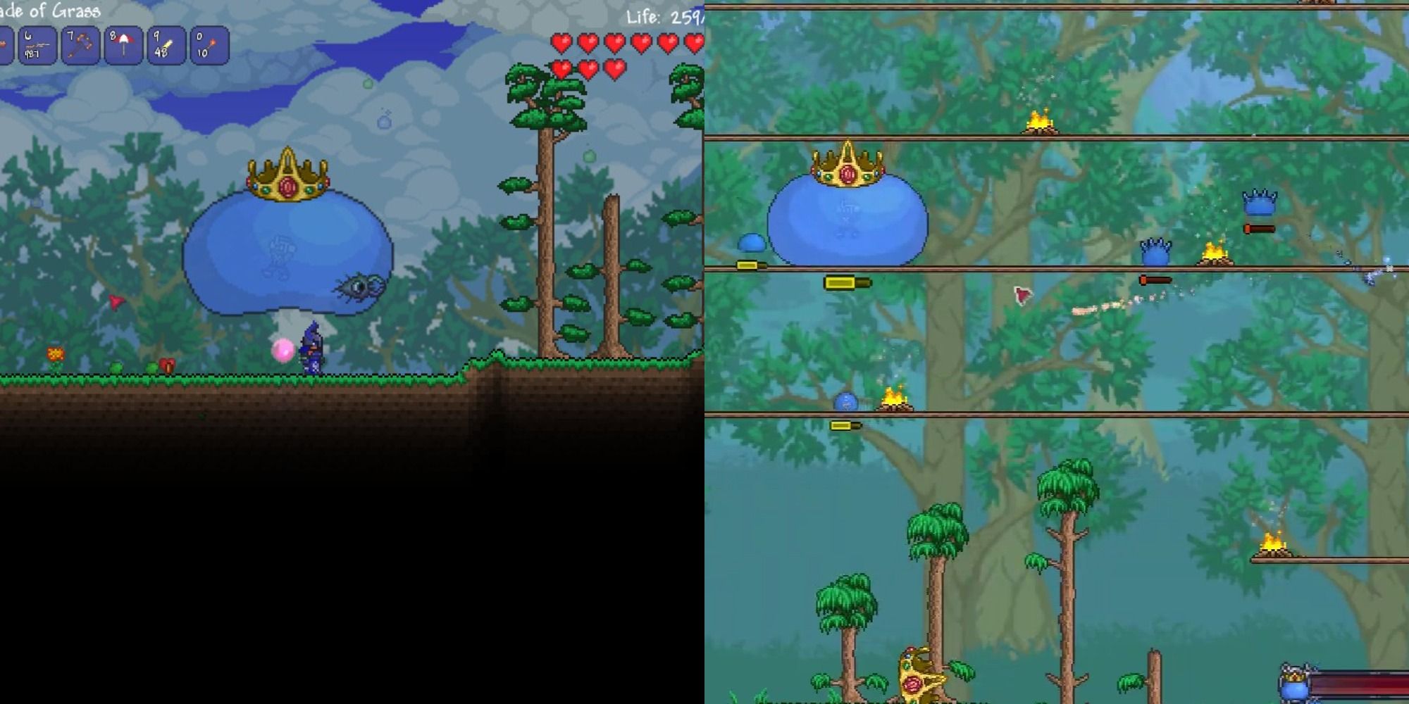 How to find and defeat King Slime in Terraria